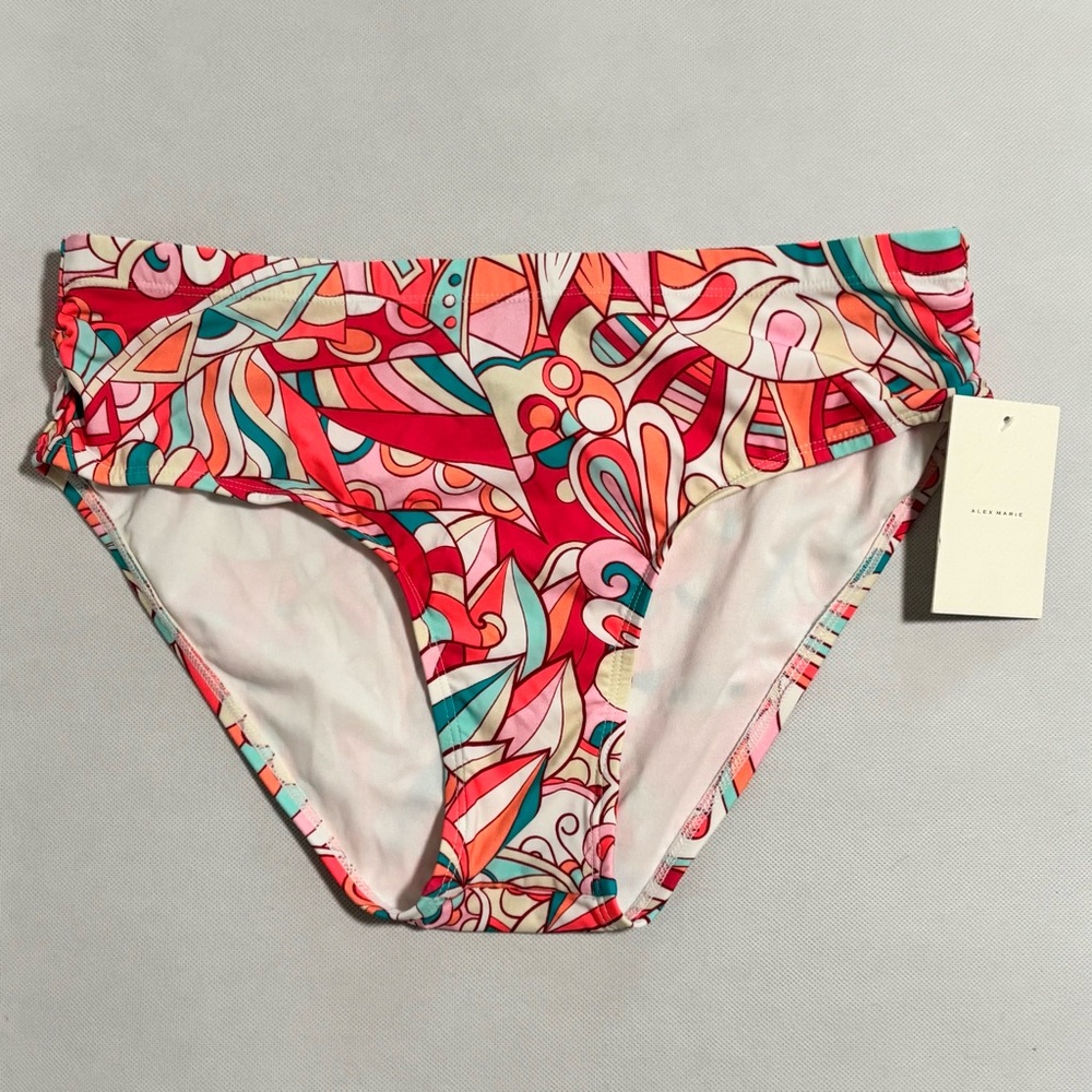 NWT Alex Marie printed bikini bottoms